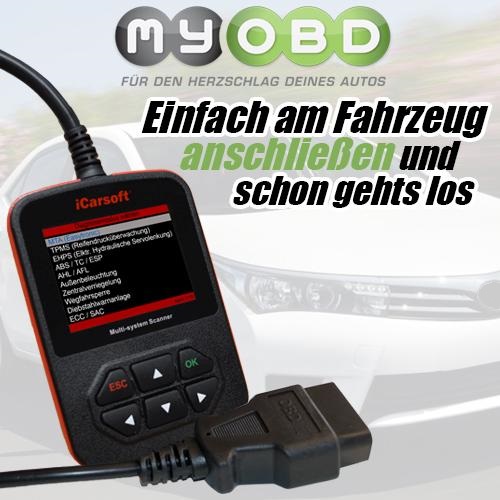 ICarsoft i905 Diagnostic Appareil pour Toyota Land Cruiser Crown Majesta Coaster avensi