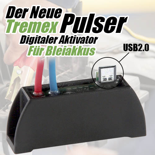 6V für Bleigel Bleivlies Akku Tremex Pulser Digitaler Bleiakku Aktivator 12V